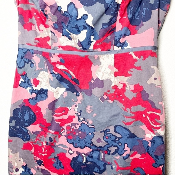 Boden Watercolor Abstract Shift Fitted Sleeveless Dress WH483 - Picture 4 of 12
